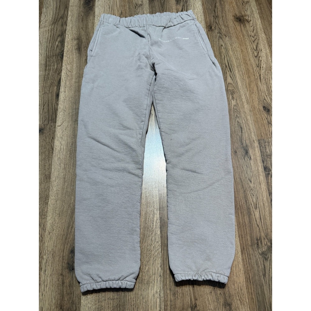 Morgan Stewart Sport Pants, Men's Medium, Gray, Sweatpants, Pull On